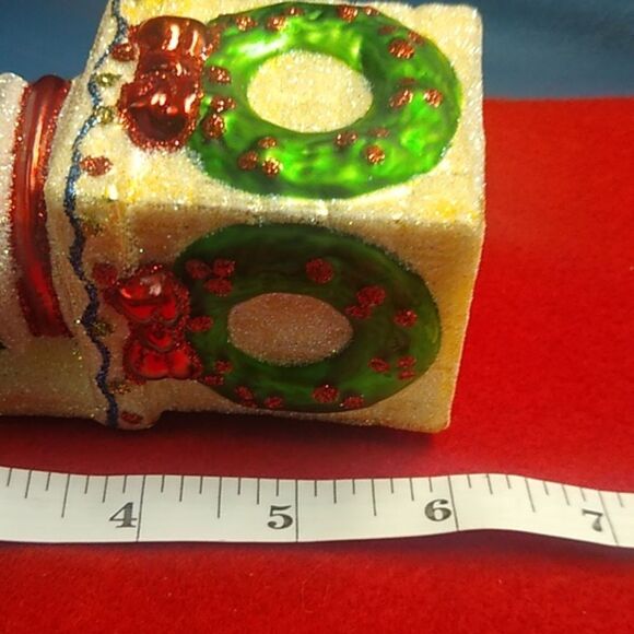 Waterford Holiday Heirlooms Christmas Santa Jack in the Box Ornament - Picture 6 of 8